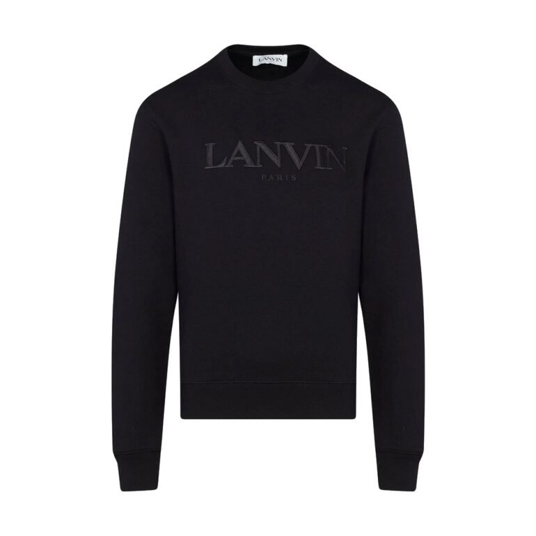 Lanvin Paris Tonal Embroidered Sweatshirt